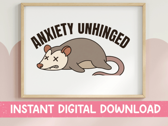 Anxiety Unhinged Possum SVG PNG: A Designer’s Review