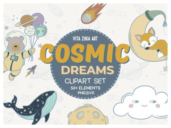 Cosmic Nursery Clipart: A Designer’s Stitch Review