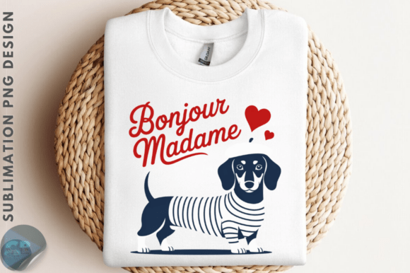 Dachshund French Bonjour Madame PNG: A Designer’s Review