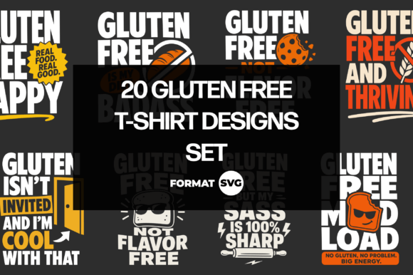 Review: 20 Gluten Free SVG Designs for Embroidery