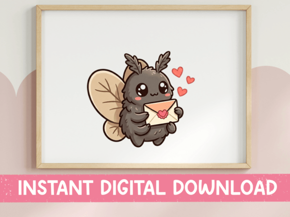 Review: Cute Moth Love Letter Kawaii SVG for Embroidery