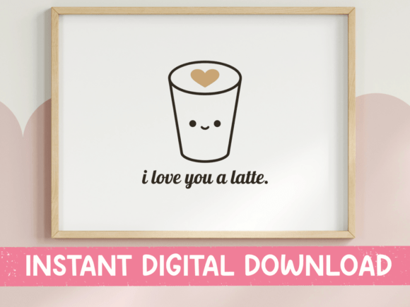 Review: I Love You a Latte Coffee SVG PNG for Embroidery