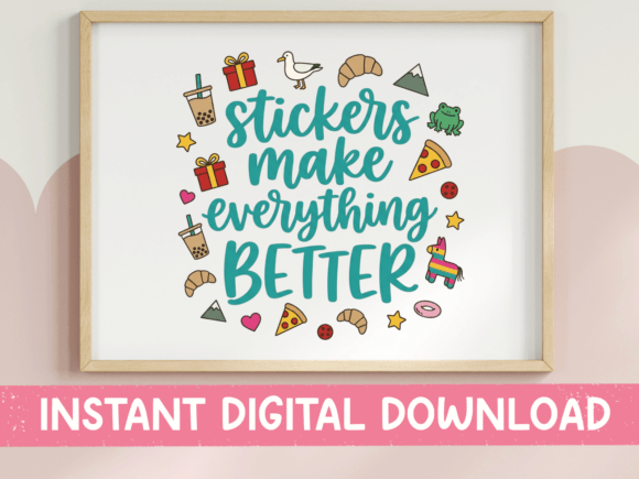Review: Stickers Make Everything Better SVG for Embroidery