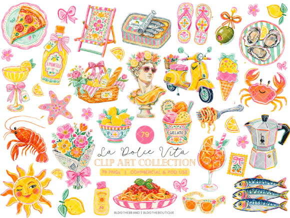 Reviewing Dolce Vita Italian Summer PNG Clip Art