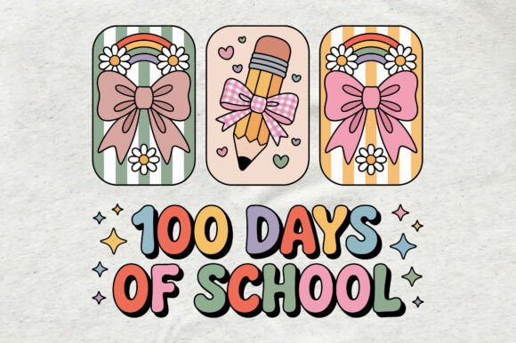 Reviewing the 100 Days School Pencil Bow Design