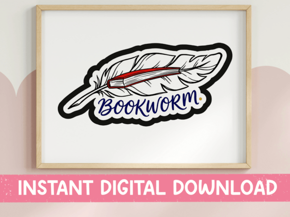 Reviewing the Bookworm Feather Pen SVG for Stitching