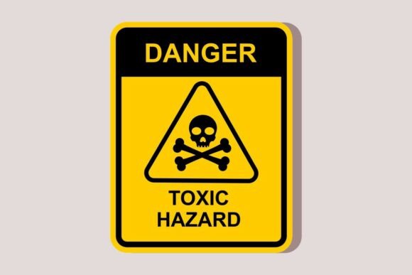 Reviewing the Danger Toxic Hazard Sign for Embroidery