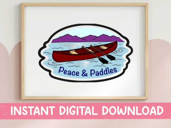 Reviewing the Peace and Paddles Canoe SVG for Embroidery