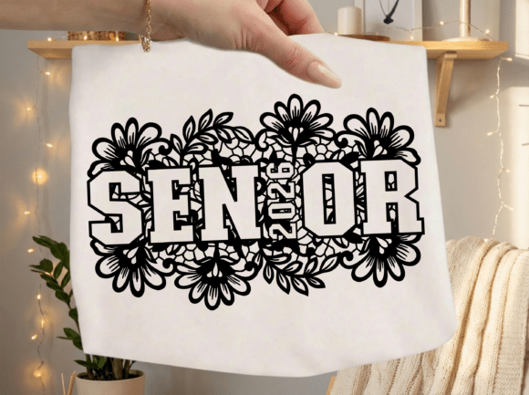 Reviewing the Senior 2026 Graduation PNG for Embroidery