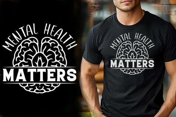 Reviewing the White Mental Health Matters Tee Design