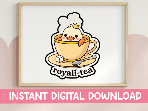Royali-Tea Duck Teacup Sticker: A Designer’s Review